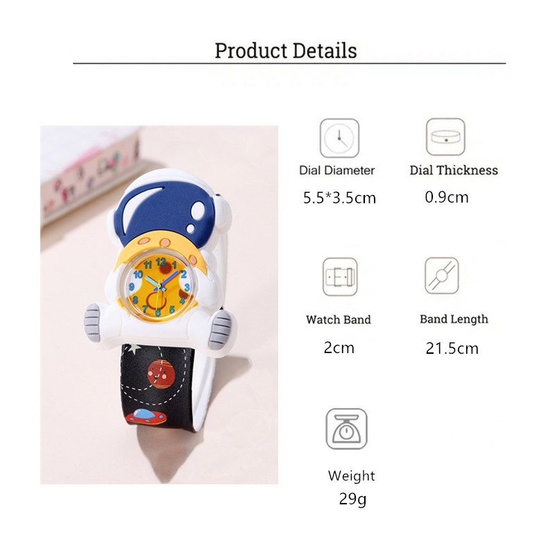 Cartoon Astronaut Kids Slap Wa - Kids Educational Watch ulasan dan harga