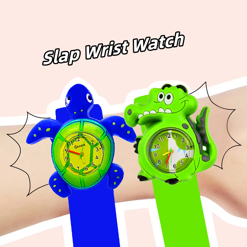 Cartoon Dolphins Sharks Childr - Kids Educational Watch ulasan dan harga