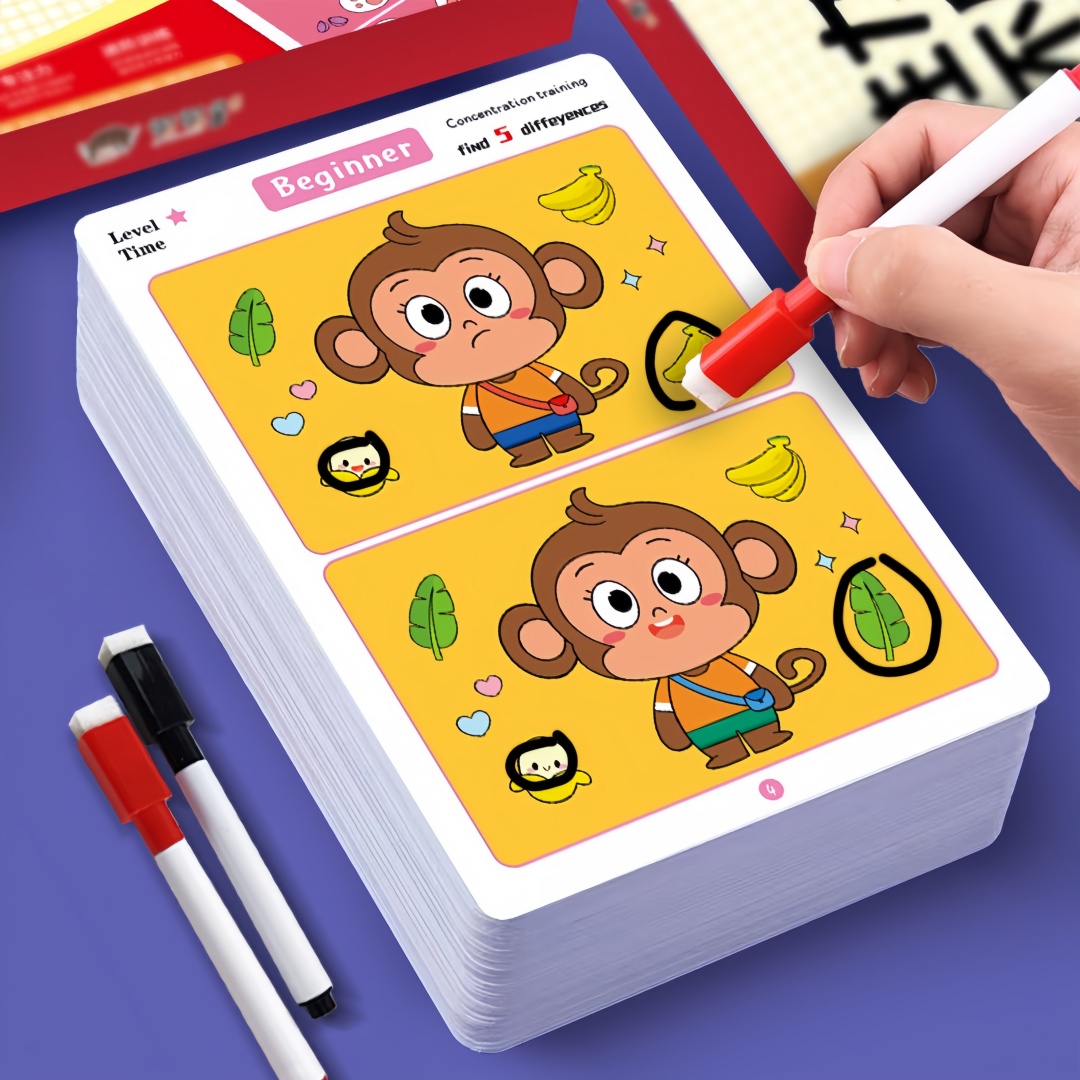 Find Differences Card Game Reu - Kids Education Level ulasan dan harga