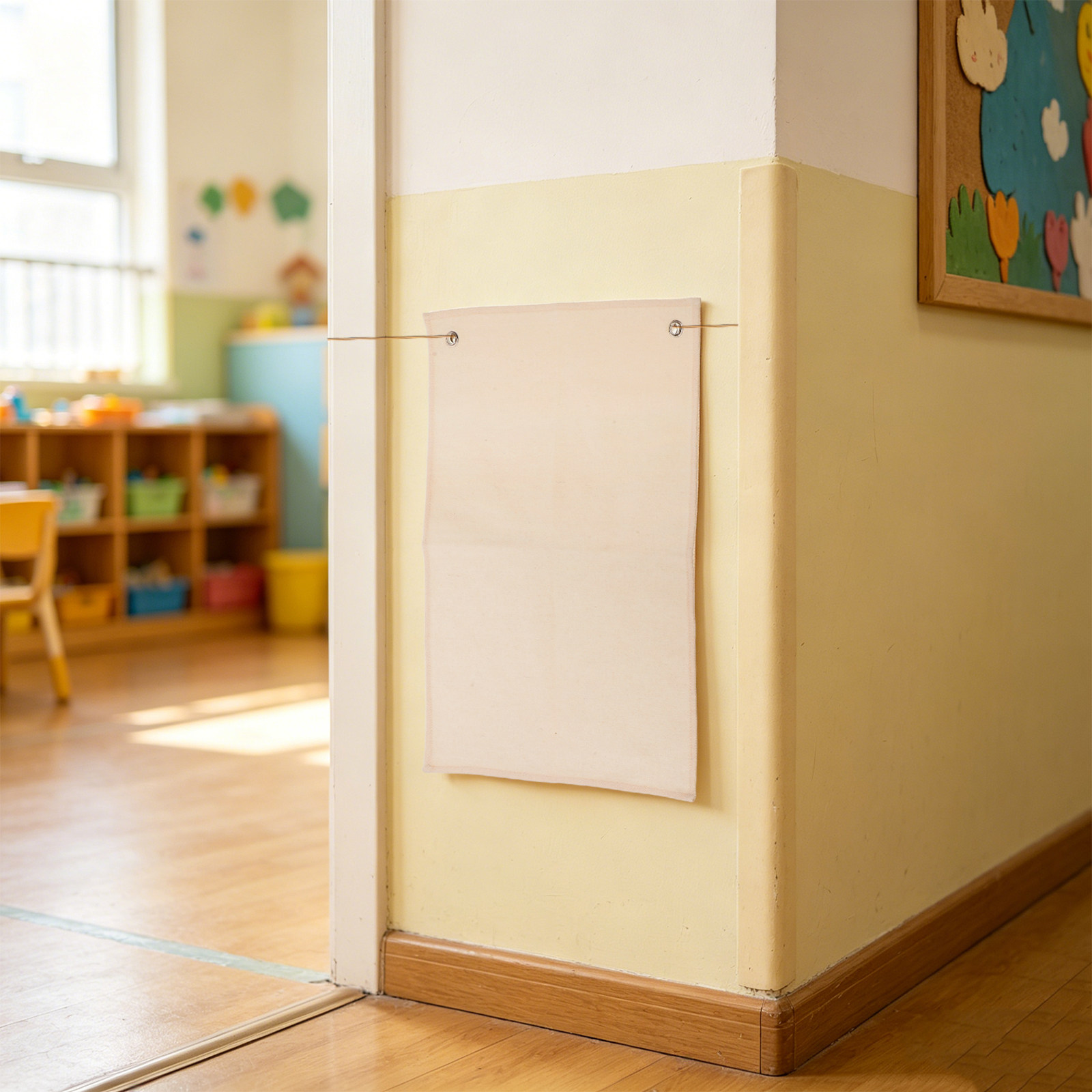 Canvas Wall Hanging Flag Nurse - Kids Education Banner ulasan dan harga