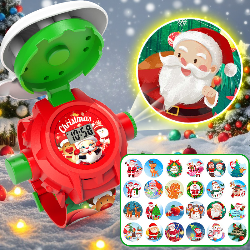 Christmas Projection Watch Chi - Kids Educational Watch ulasan dan harga