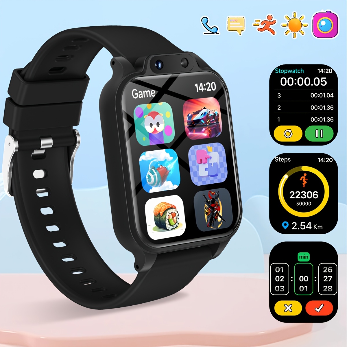 Youngsters's Smart Watch with  - Kids Educational Watch ulasan dan harga