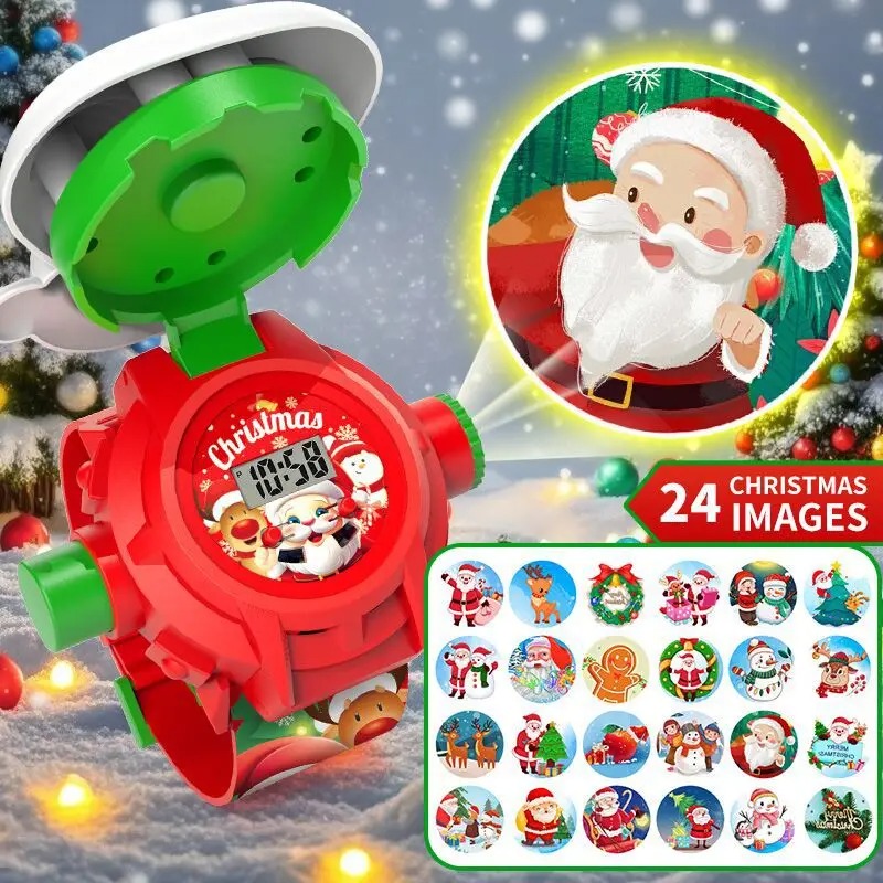 Christmas Kids Projection Watc - Kids Educational Watch ulasan dan harga