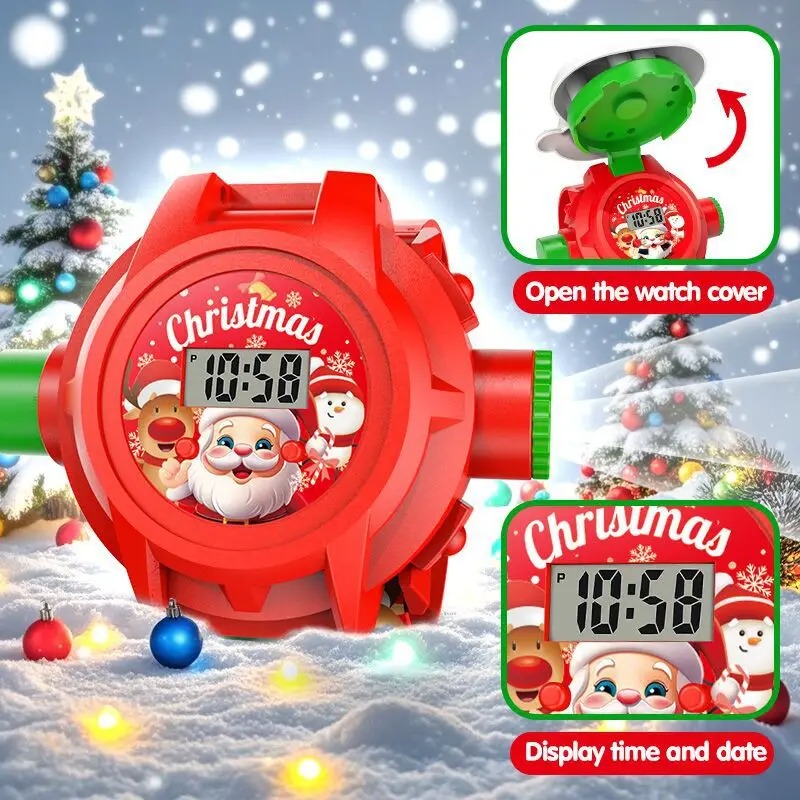 Christmas Kids Projection Watc - Kids Educational Watch ulasan dan harga