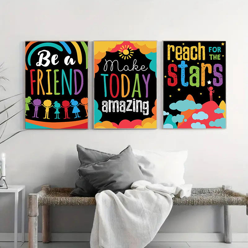 Colorful Cute Dream Big Quotes - Kids Education Quote ulasan dan harga