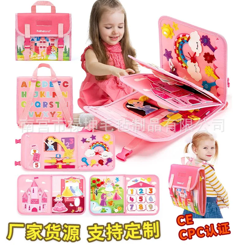 Princess Montessori Felt Busy  - Kids Early Education Books ulasan dan harga