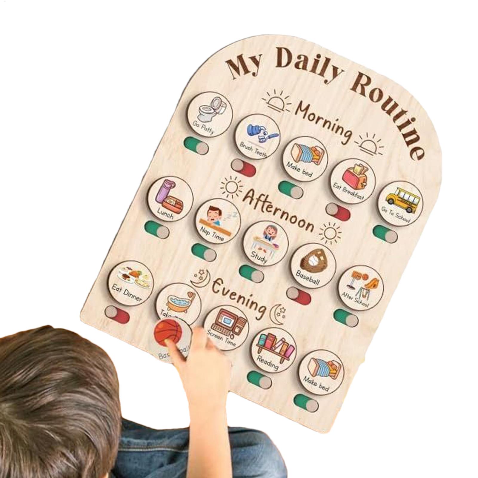 Daily Schedule For Kids Mornin - Kids Education Planner ulasan dan harga